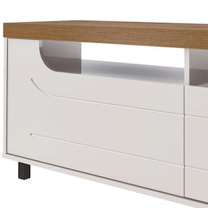 Rack Artely Mercury com 2 Portas e 1 Gaveta, 200 cm de Largura, Ideal para TV de até 75"