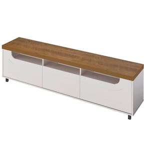 Rack Artely Mercury com 2 Portas e 1 Gaveta, 200 cm de Largura, Ideal para TV de até 75"