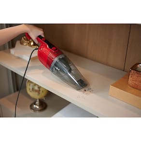 Aspirador de Pó WAP Clean Speed Vertical e de Mão com Bico Articulado 1000W 1 Litro - Vermelho/Preto