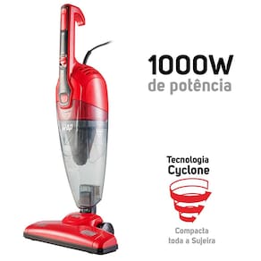 Aspirador de Pó Vertical Wap Clean Speed 1000W 1L – Vermelho/Preto - 220V - 2