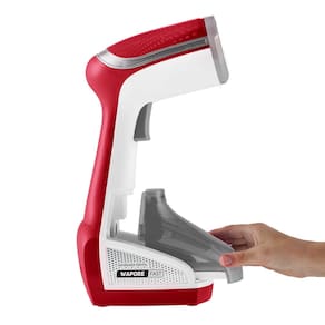 Vaporizador Portátil WAP Wapore Fast 1250 para Desamassar e Higienizar Tecidos 1250W - Branco/Vermelho/Cinza