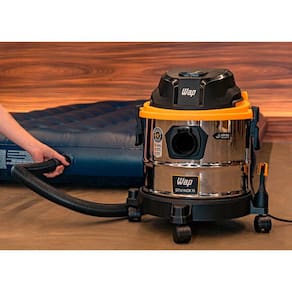 Aspirador de Pó e Água WAP GTW Inox 15 1700W com Bocal de Sopro - Preto/Amarelo