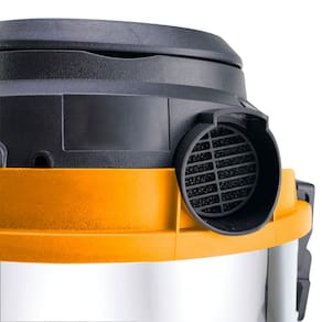 Aspirador de Pó e Água WAP GTW Inox 15 1700W com Bocal de Sopro - Preto/Amarelo