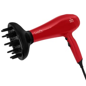 Secador de Cabelos GA.MA Italy Lichia Ceramic Íon Motor AC Profissional 2100W - Vermelho - 110v - 3