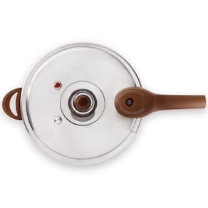 Panela de Pressão 6,8L Brinox Life Pressure com Fundo de Indução e Revestimento Cerâmico - Vanilla - 1