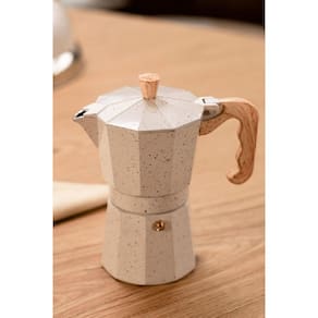 Cafeteira Italiana Brinox Verona em Alumínio Vanilla - 6 Xícaras - CAFETEIRA ALUM VERONA VANILLA 6 XIC. 300ML BRINOX - 1