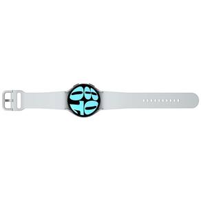 Smartwatch Samsung Galaxy Watch6 BT 44mm Prata Tela Super AMOLED de 1.47", Bluetooth, Wi-Fi, GPS, NFC e Google Wear OS