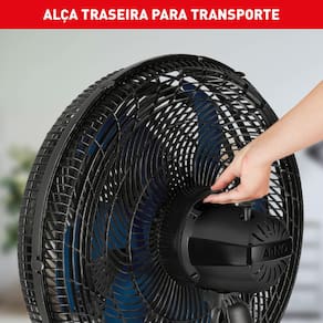 Ventilador de Mesa Arno Xtreme Force Breeze VB50 50cm com 3 Velocidades e 6 Pás - Preto