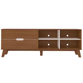 Rack Artely Verona com 180 cm de Largura, 2 Gavetas, Ideal para TV de Até 75”