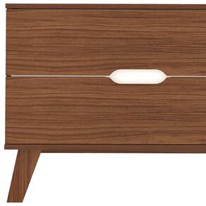 Rack Artely Verona com 180 cm de Largura, 2 Gavetas, Ideal para TV de Até 75”