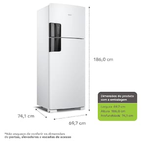 Geladeira Consul Frost Free CRM56FB Duplex com Espaço Flex e Painel Eletrônico Externo Branca - 451L