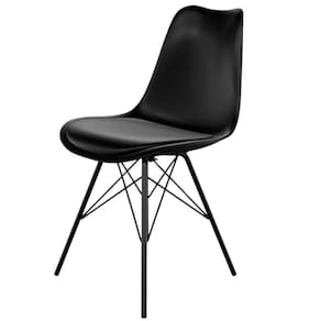 Mesa de Jantar Retangular SeatCo Saarinen com 4 Cadeiras - Preto Tower - 1