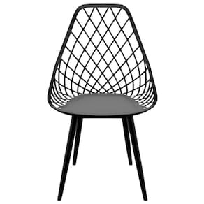 Mesa de Jantar Retangular SeatCo Kayla com 4 Cadeiras - Preto Tower - 2