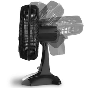 Ventilador de Mesa Britânia Maxx Force BVT400 40cm com 3 Velocidades e 6 Pás - Preto