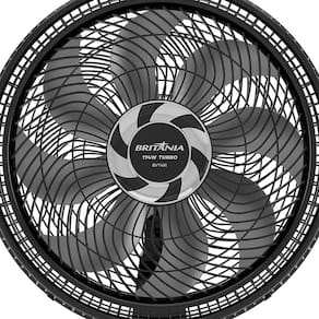 Ventilador de Mesa Britânia Maxx Force BVT481 47cm com 3 Velocidades e 8 Pás - Preto