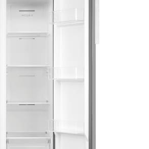 Geladeira Midea Side by Side MDR-S598FGA041 Frost Free com Painel Touch, Função Turbo e Conectividade Via App- Cor Inox Claro - 442 litros