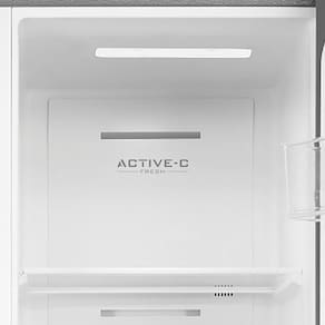 Geladeira Midea Side by Side MDR-S598FGA041 Frost Free com Painel Touch, Função Turbo e Conectividade Via App- Cor Inox Claro - 442 litros