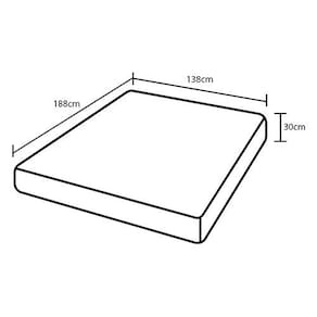 Colchão Casal Americanflex Sublime com Molas Ensacadas e Espuma D20, 30x138x188 cm - Bege