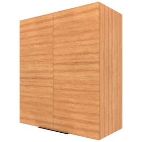 Armário Aéreo Bartira Cristal MDP 15mm com 2 Portas e 2 Prateleiras - 80cm de largura - ARM 2 PTS BARTIRA CRISTAL LAMINA MEL - 1