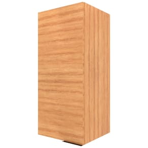 Armário Aéreo Bartira Cristal MDP 15mm com 1 Porta e 2 Prateleiras - 40cm de largura - Mel - 1