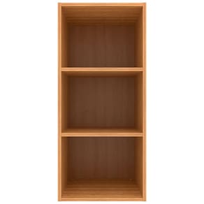 Armário Aéreo Bartira Cristal MDP 15mm com 1 Porta e 2 Prateleiras - 40cm de largura - Mel - 2