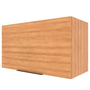 Armário de Geladeira Bartira Cristal MDP 15mm com 1 Porta - 80cm de largura - Lâmina Mel - 1