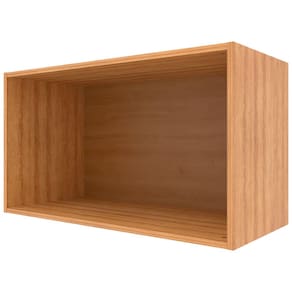 Armário de Geladeira Bartira Cristal MDP 15mm com 1 Porta - 80cm de largura - Lâmina Mel - 3