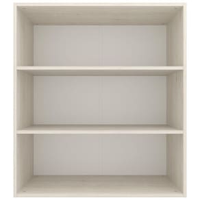 Armário Aéreo Bartira Cristal MDP 15mm com 2 Portas e 2 Prateleiras - 80cm de largura - Freixo/Grafite - 2