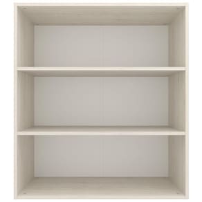 Armário Aéreo Bartira Cristal MDP 15mm com 2 Portas e 2 Prateleiras - 80cm de largura - Freixo - 2