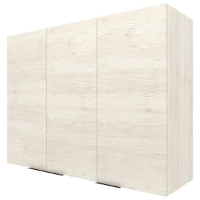 Armário Aéreo Bartira Cristal MDP 15mm com 3 Portas e 3 Prateleiras - 120cm de largura