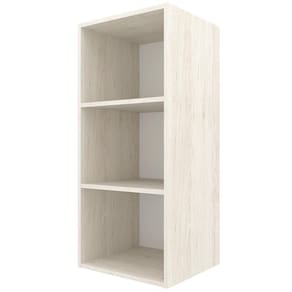 Armário Aéreo Bartira Cristal MDP 15mm com 1 Porta e 2 Prateleiras - 40cm de largura - Freixo - 3