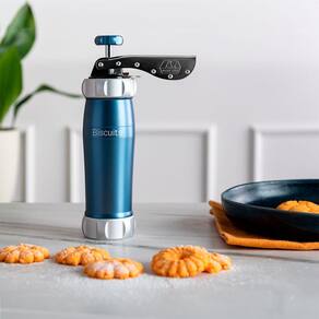 Biscoiteira Elegance Marcato - Azul Pastel - 1