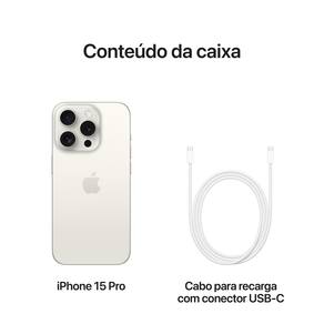 Apple iPhone 15 Pro 512GB - Titânio Branco