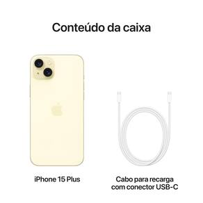 Apple iPhone 15 Plus 128GB - Amarelo