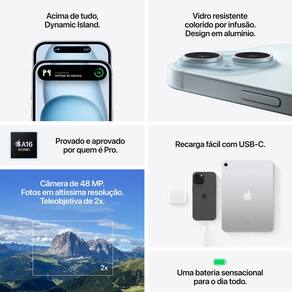 Apple iPhone 15 Plus 128GB - Azul