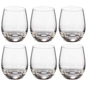 Conjunto de Copos Bohemia Mergus em Cristal Ecológico 60ml - 6 Peças