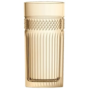 Conjunto de Copos Alto L`Hermitage Palace em Vidro Âmbar Luster 360ml - 6 Peças