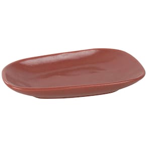 Prato Oval L’Hermitage Sumatra em Cerâmica 12 x 21,40 cm - Vermelho