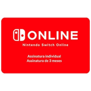 Nintendo Switch Online - Assinatura 3 Meses