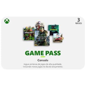 Xbox Game Pass Console - Assinatura 3 Meses