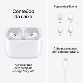 AirPods Pro (2ª geração) com Estojo de Recarga MagSafe (USB-C)