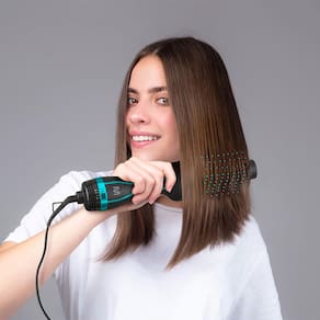 Escova Secadora Oval Multilaser EB117 1350W Azul - Bivolt