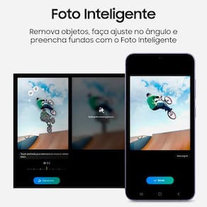Smartphone Samsung Galaxy S23 FE 5G 128GB, 8GB RAM, Inteligência Artificial, Câmera Tripla, Selfie de 10MP, Tela 6.4", Exynos 2200 Octa Core - Creme