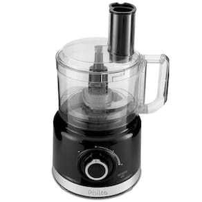 Multiprocessador de Alimentos Philco Turbo 5 em 1 PMP1500P com 2 Velocidades 1000 W - Preto - 220v - 3