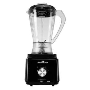 Multiprocessador de Alimentos Britânia Turbo 5 em 1 BMP900P com 2 Velocidades + Pulsar 1000W - Preto