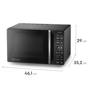 Forno de Micro-ondas Electrolux Efficient ME23P com Descongelamento Assistido Preto - 23L