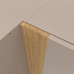 Cozinha Compacta Bartira Pérola com 5 Portas, 2 Gavetas, 1 Gavetão e 4 Prateleiras - 251cm de largura