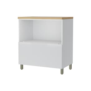 Balcão Nesher Marquesa em MDF 15mm com 1 Porta, 1 Gaveta e 1 Prateleira - 80cm de largura