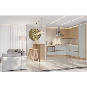 Painel de Ilha Canelado Nesher em MDF 15mm - 200cm de largura - Nature - 2