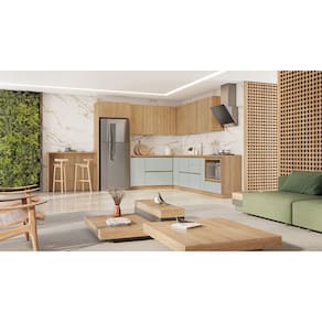 Painel de Ilha Canelado Nesher em MDF 15mm - 120cm de largura - Nature - 1